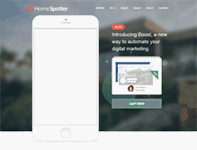 Tablet Screenshot of homespotter.com